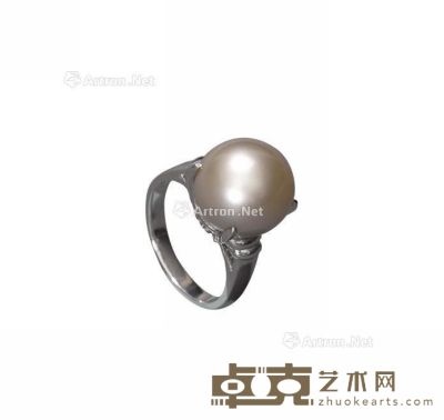 Pt900珍珠戒指 