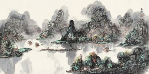 王维宝 己丑（2009年）作 桂林山水