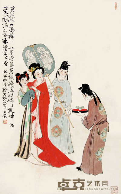 刘旦宅 马嵬坡 94×59cm