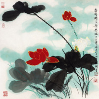 陈君 昆明湖上