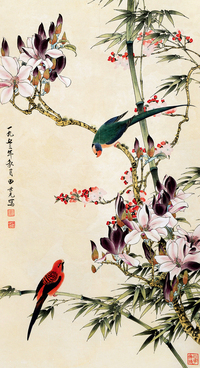 田世光 花鸟