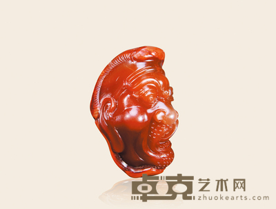 南红济公挂件 5×3.2