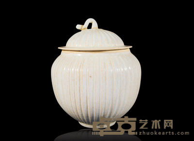 老影青瓜棱盖罐 11×12
