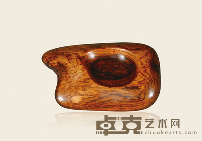 海南黄花梨笔舔把件 12.5×7.5