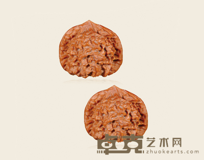 官帽狮子头核桃一对 4.8cm