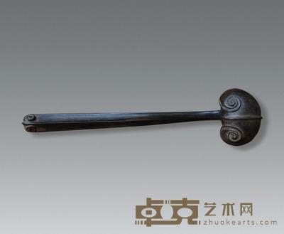 小叶紫檀如意 L:28CM