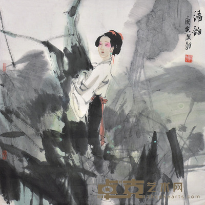 杨国新 清韵 69×69cm