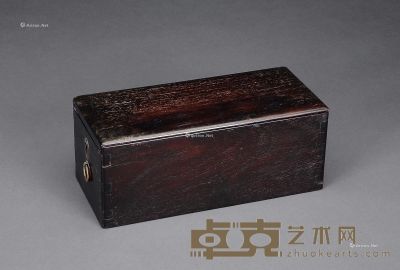 清 紫檀枕盒 28×12×11cm