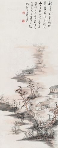 孙雪泥 丙戌（1946年）作 山水