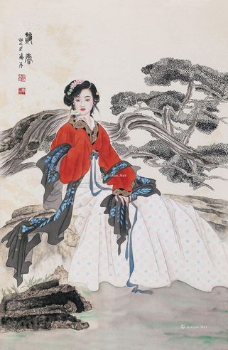 黄琳清 癸巳（2013年）作 仕女