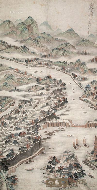 钱惠安 杨伯润 汾阳公封王图 173×87cm