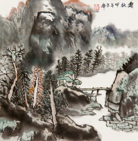 朱玉虎 霜秋
