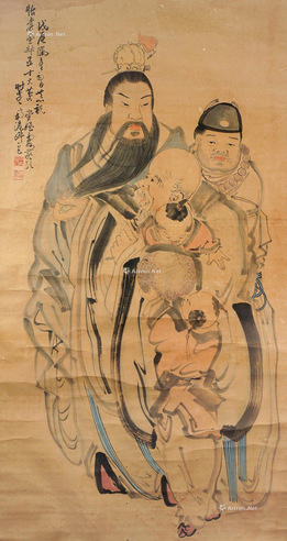 李霞     献寿图