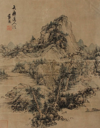 蓝瑛     山水