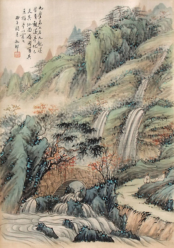 汪采白     山水