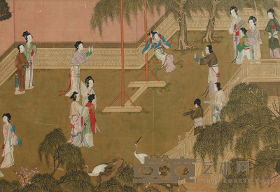 无款     人物 镜框 35×52cm