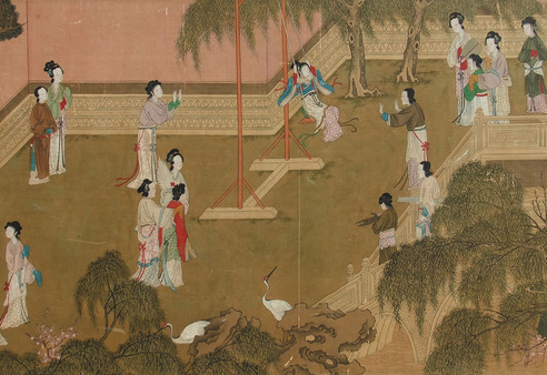 无款     人物 镜框