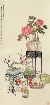 孔小瑜     花卉