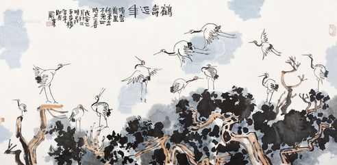 刘二刚 鹤寿延年