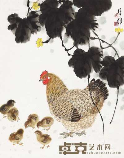 母子图 59×46cm