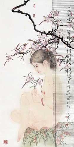 2013年作 花满枝