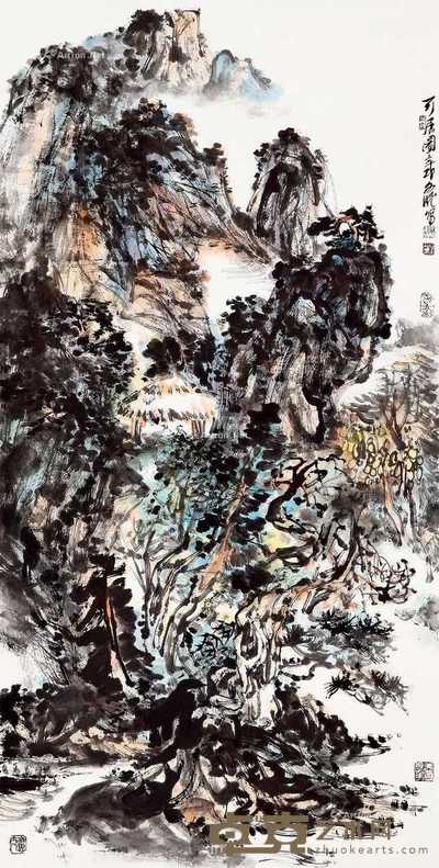 2011年作 可居图 137×70cm