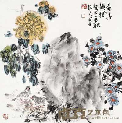 2013年作 香清韵雅 69×69cm