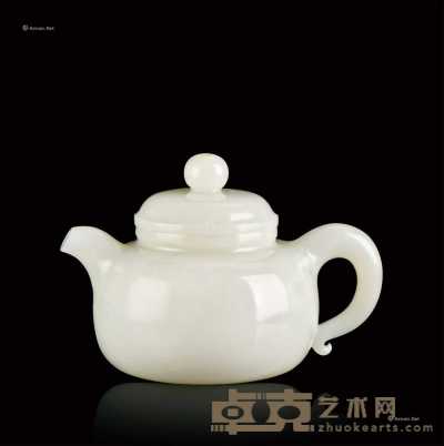 茶壶 重量368.1；壶盖55.3g；直径5.18cm；高3.52cm；壶身（