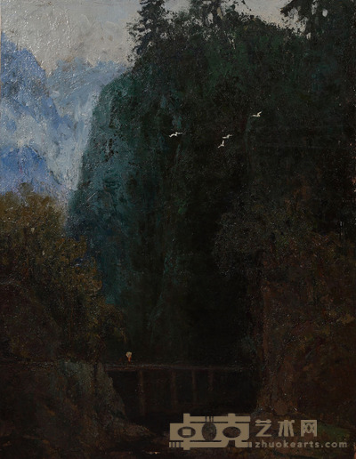艾石之 峨眉山水 65×81cm 约4.74平尺