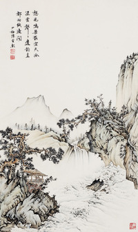 陈少梅 山水