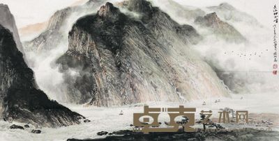 朱永成 长江神女峰 68×136cm