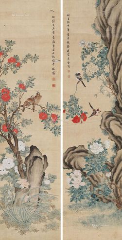 马家桐 工笔花鸟