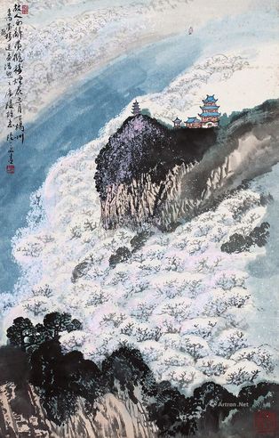 陆一飞 山水