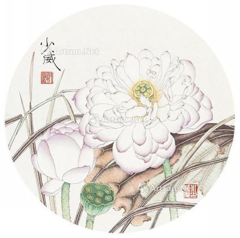 谢少威 荷塘秋趣