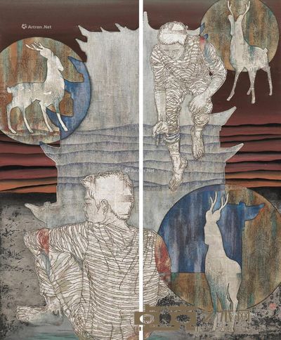 胡晓宁 岁月·悟 162×132cm