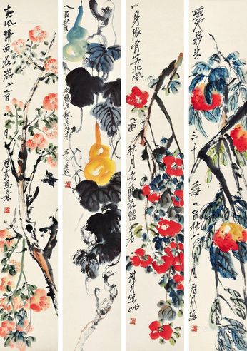 吴冠南 花卉
