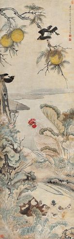 陆治 花鸟