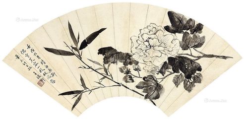 王瑶卿 秀竹芙蓉图