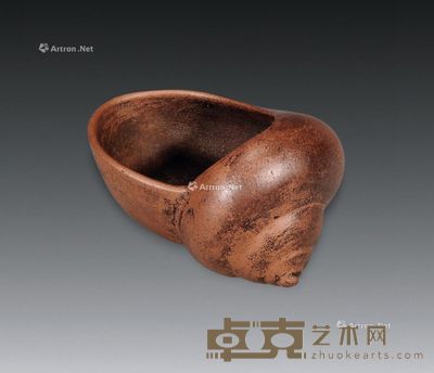 清 宜兴螺洗 长8cm
