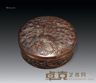 清 铜盒 直径14cm