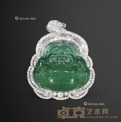 翡翠佛吊坠