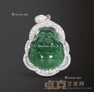 翡翠佛吊坠