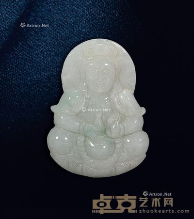 翠玉观音挂件