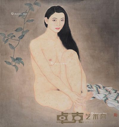 丁丑(1997年)作 长春 镜片 设色纸本 69×137cm