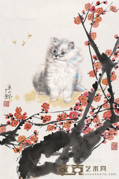 1997年作 人物 镜片 设色纸本 69×44cm