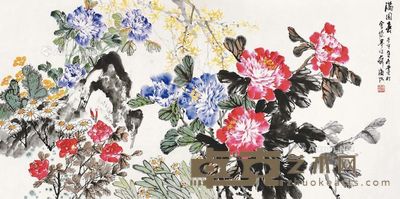 墨竹 镜片 水墨纸本 136×34cm