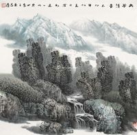 癸未（2003年）作 春风 镜片 设色纸本