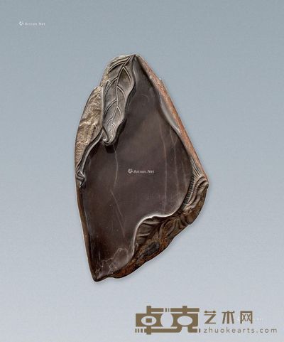 陈洪新 秋叶砚 14.6×9×2.5cm