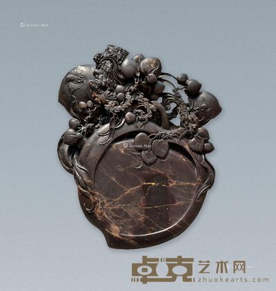 杨文娣 福寿满堂砚 23×20×4.5cm