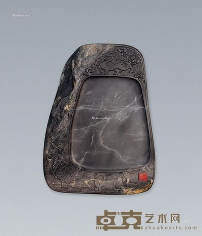 陈洪新 四灵图砚 26.2×19.6×3.8cm